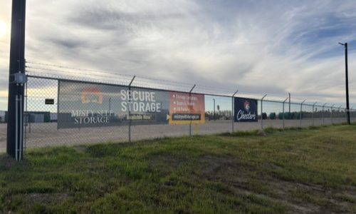 Misty Self Storage West side With banner